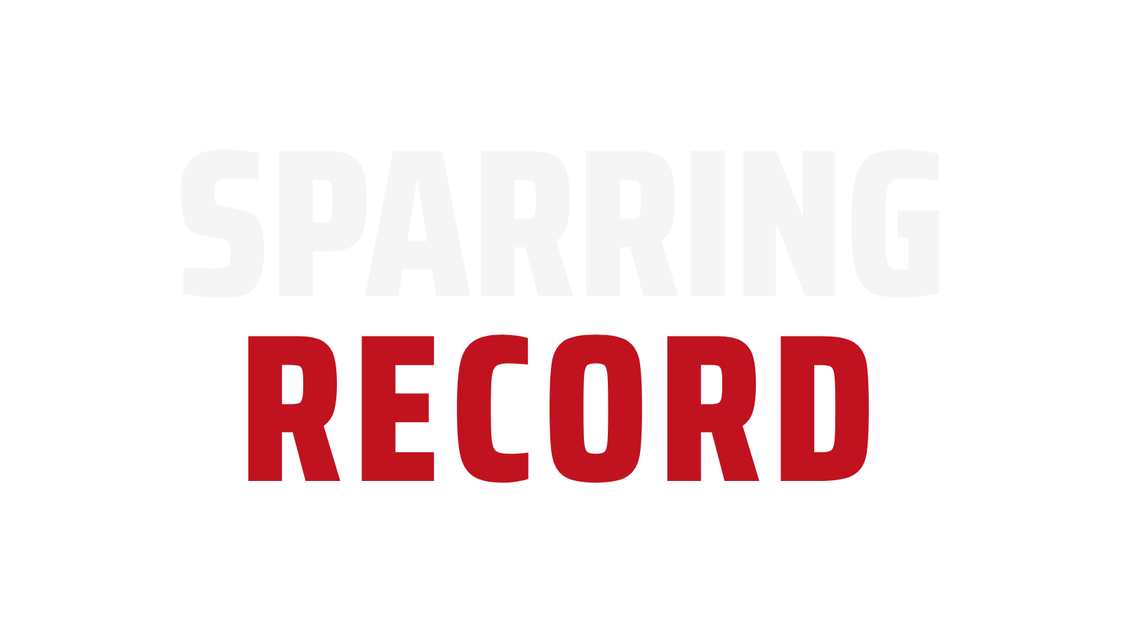 Sparring Record